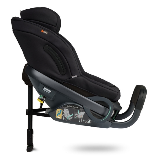 Slika Autosjedalica Stretch2 (61-125 cm) Black Soft Breeze BeSafe 