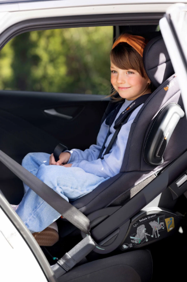 Slika Autosjedalica Stretch2 (61-125 cm) Black Soft Breeze BeSafe 