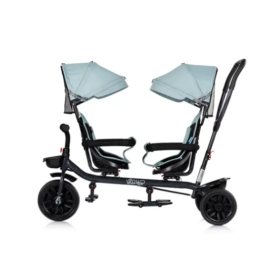 Slika Tricikl za dvoje djece Hip Hop Matcha - Chipolino