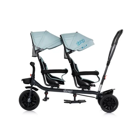 Slika Tricikl za dvoje djece Hip Hop Matcha - Chipolino