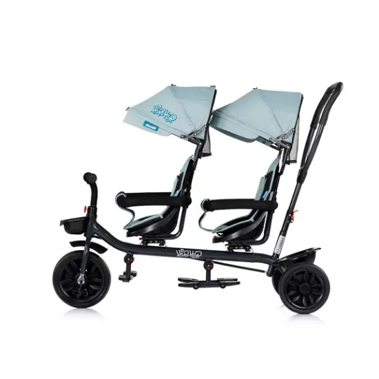 Slika Tricikl za dvoje djece Hip Hop Matcha - Chipolino