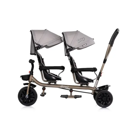 Slika Tricikl za dvoje djece Hip Hop latte - Chipolino