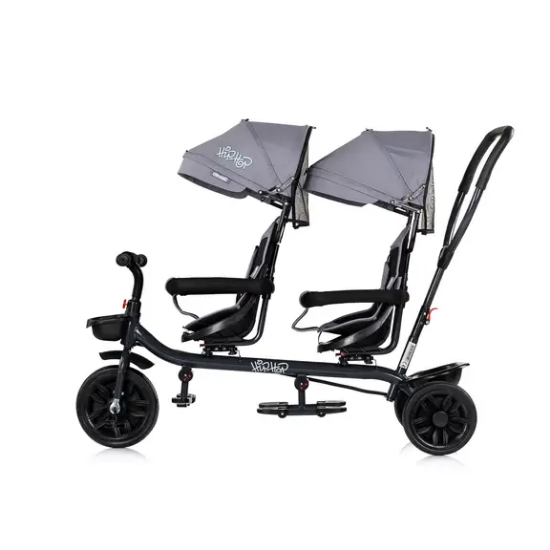 Slika Tricikl za dvoje djece Hip Hop Platinum - Chipolino