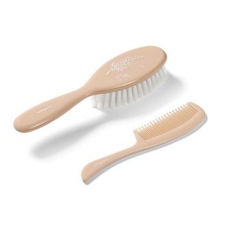 Slika Četka i češalj za kosu- supersoft, bež BabyOno 