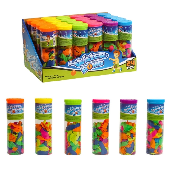 Slika 80 vodenih balona u tubi