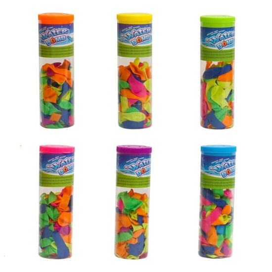 Slika 80 vodenih balona u tubi