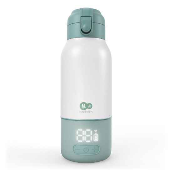 Slika GAJA prijenosni grijač - bočica/termosica s baterijom 500 ml, Green Kinderkraft 