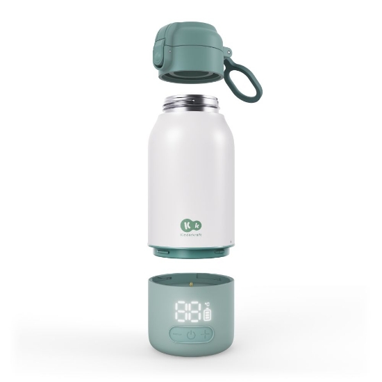 Slika GAJA prijenosni grijač - bočica/termosica s baterijom 500 ml, Green Kinderkraft 