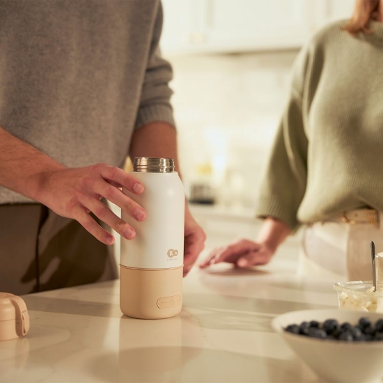 Slika GAJA prijenosni grijač - bočica/termosica s baterijom 500 ml, Beige Kinderkraft 