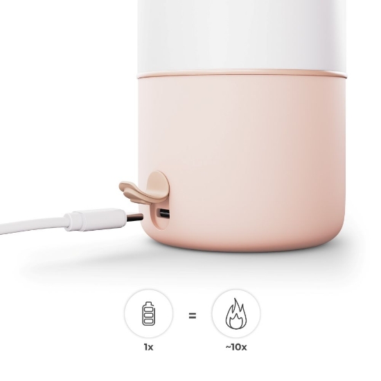 Slika GAJA prijenosni grijač - bočica/termosica s baterijom 500 ml, Beige Kinderkraft 