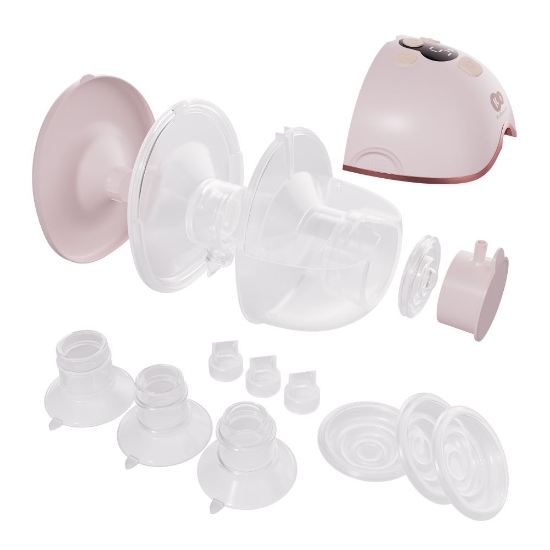 Slika Električna izdajalica MAMAFLOW, hands free, Pink Kinderkraft 