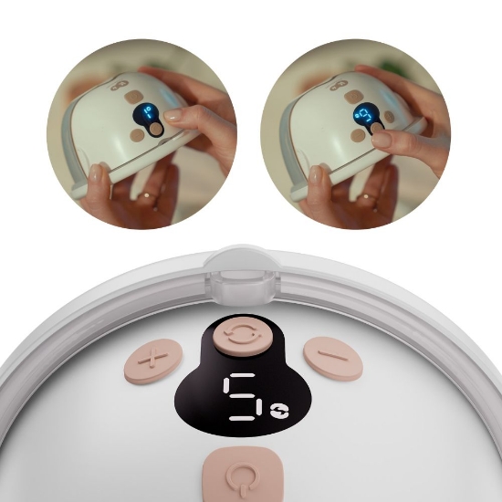 Slika Električna izdajalica MAMAFLOW, hands free, Golden Kinderkraft 