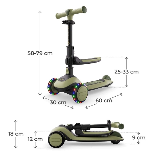 Slika Romobil HALLEY 2, Grassland green Kinderkraft 