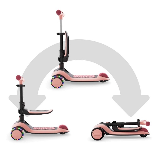 Slika Romobil HALLEY 2, Rose pink Kinderkraft 