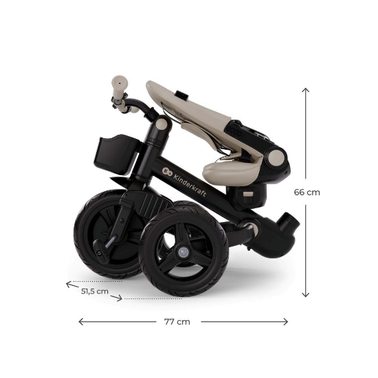 Slika Tricikl AVEO Plus 2, Beige Kinderkraft 