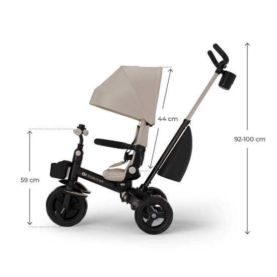 Slika Tricikl AVEO Plus 2, Beige Kinderkraft 
