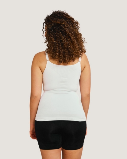 Slika Potkošulja za dojenje, bez šavova - bijela, XL (stari 1503) Carriwell 