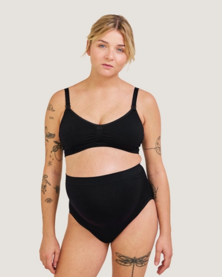 Slika Gaćice sa potporom za trbuh - crne, L (stari 412) Carriwell 