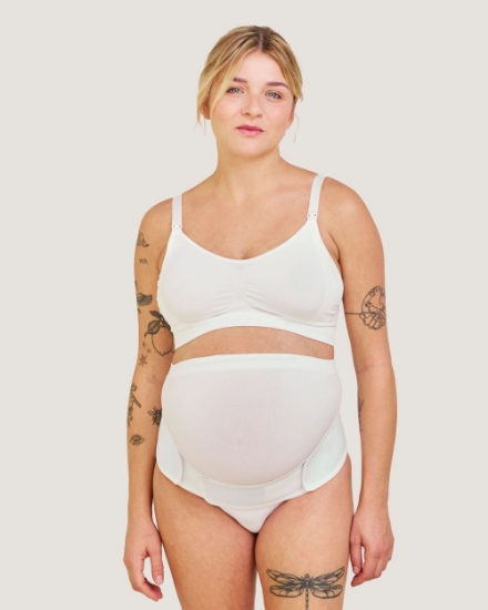 Slika Potporni pojas za trudnice, s čičkom, bijeli, L/XL (stari 5201) Carriwell 