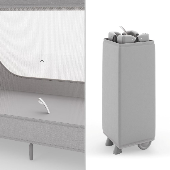 Slika Putni krevetić LEODY UP, Grey Kinderkraft 