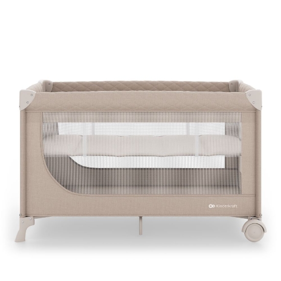 Slika Putni krevetić LEODY UP, Beige s dodacima Kinderkraft 