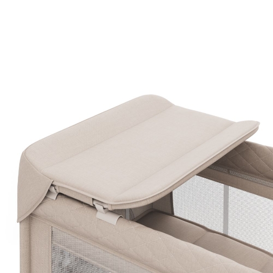 Slika Putni krevetić LEODY UP, Beige s dodacima Kinderkraft 