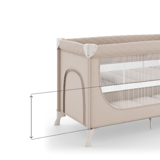 Slika Putni krevetić LEODY UP, Beige s dodacima Kinderkraft 