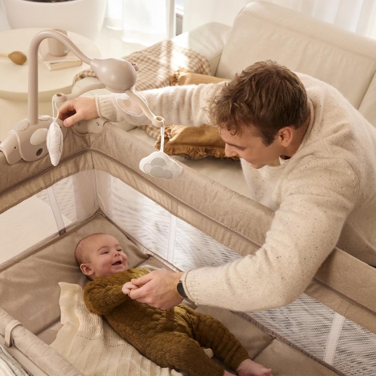 Slika Putni krevetić LEODY UP, Beige Kinderkraft