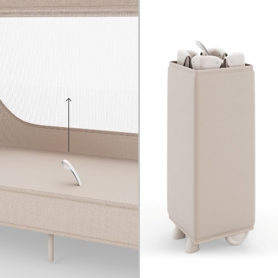 Slika Putni krevetić LEODY UP, Beige Kinderkraft