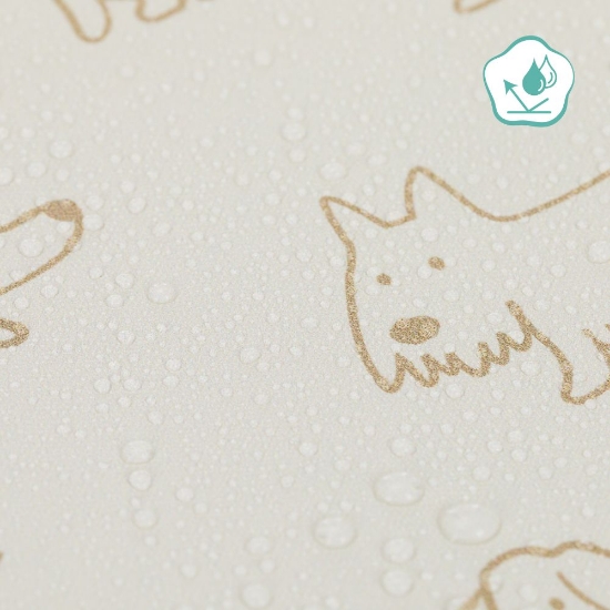 Slika Podloga za previjanje luxe soft 50x70x4 cm, Dog Nature Fillikid 