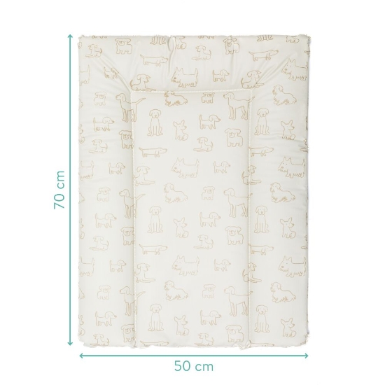 Slika Podloga za previjanje luxe soft 50x70x4 cm, Dog Nature Fillikid 