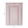 Slika Podloga za prematanje luxe soft 50x70x4 cm, Dandelion Pink Fillikid 