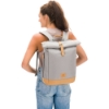 Slika Torba/ruksak za mamu Rolltop Berlin, stone grey Fillikid 