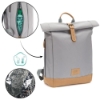 Slika Torba/ruksak za mamu Rolltop Berlin, stone grey Fillikid 