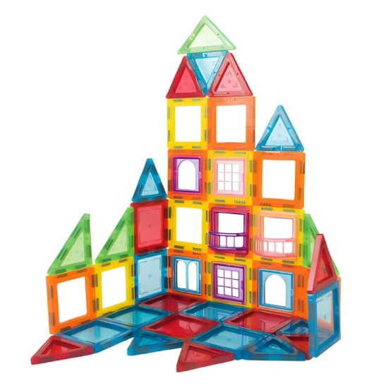 Slika Magnetni set blokovi Kuća i Auto - 70 dijelova