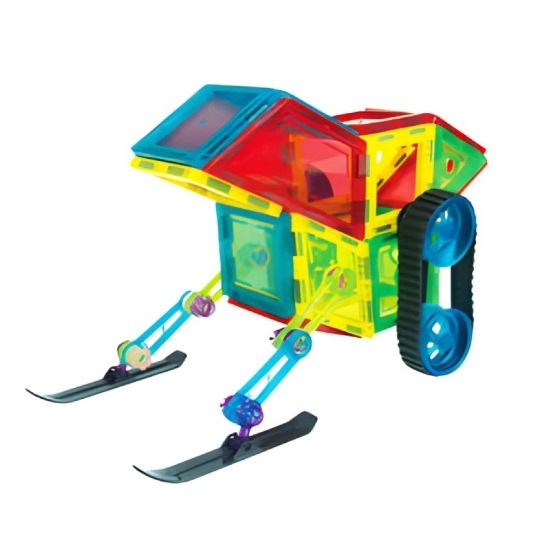 Slika Magnetni set blokovi Kuća i Auto - 70 dijelova