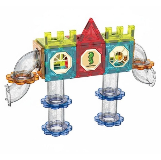 Slika Magnetni set građevinski blokovi TUNEL, Marble Run - 113 dijelova