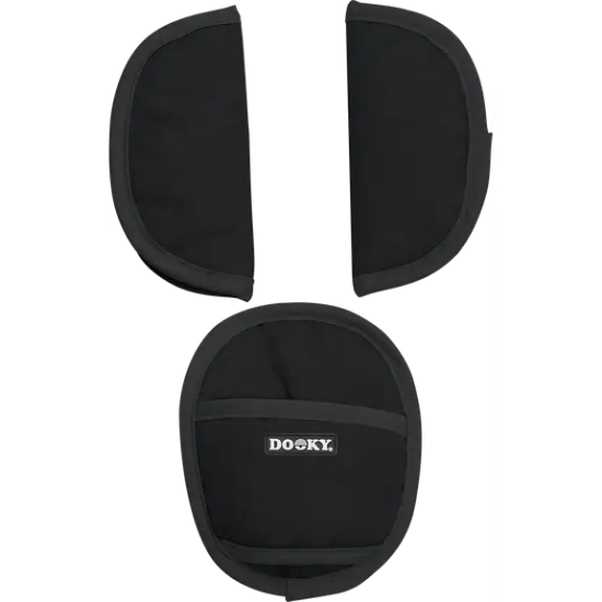 Slika Univerzalni jastučići za pojaseve Black uni - Dooky