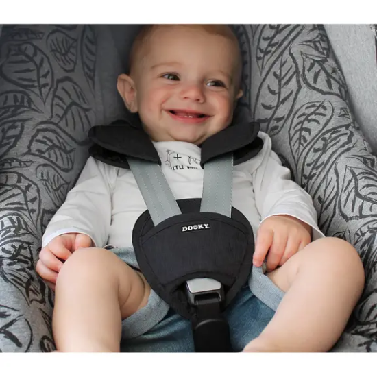 Slika Univerzalni jastučići za pojaseve Black uni - Dooky