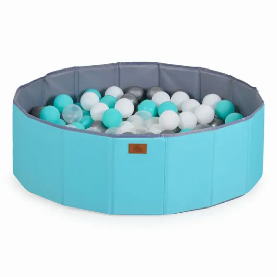 Slika Sklopivi bazen s lopticama Melo 90kom Mint - Moni Toys