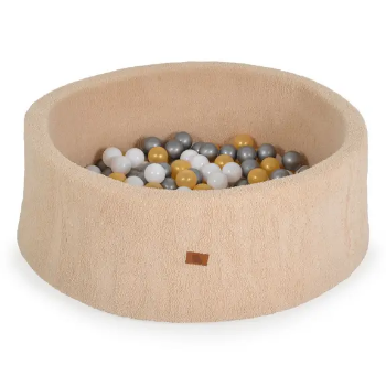 Slika Bazen s lopticama Bouclé 200 kom Beige - Moni Toys