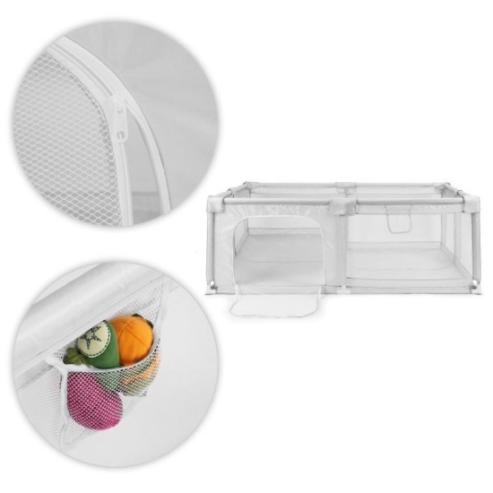 Slika Dječja igraonica/vrtić 140x200x60 cm, Grey Ecotoys 