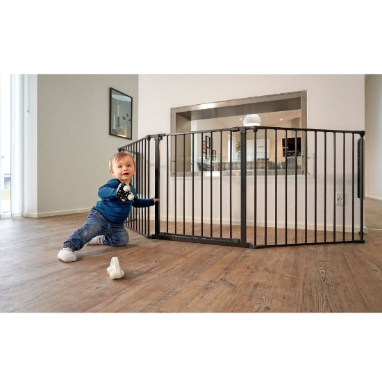 Slika Zaštitna ograda 60-300 cm, Black Ecotoys 