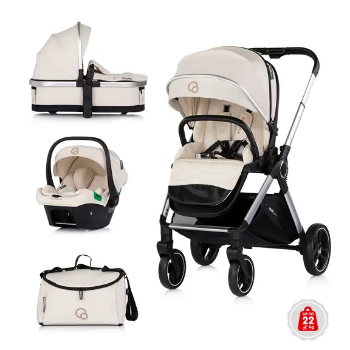 Slika Dječja kolica Euphoria 3u1 Cashmere - Chipolino