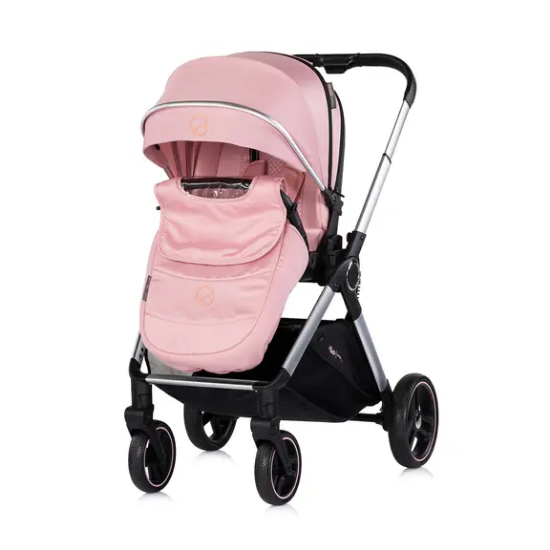 Slika Dječja kolica Euphoria 3u1 Powder Pink - Chipolino