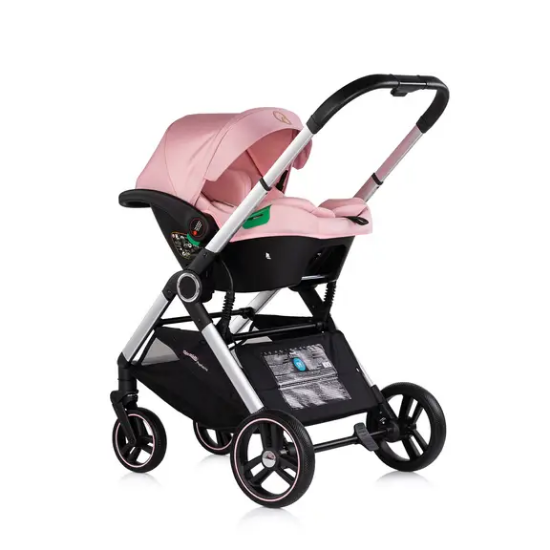 Slika Dječja kolica Euphoria 3u1 Powder Pink - Chipolino