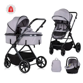 Slika Dječja kolica Pearl 3u1 Platinum - Chipolino