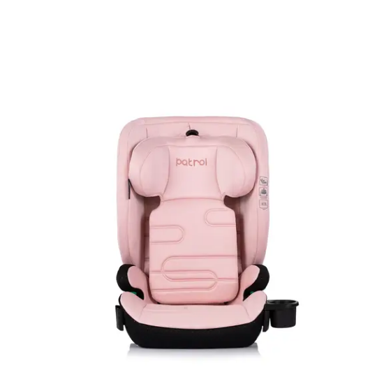 Slika Autosjedalica 100-150cm ISOFIX Patrol Powder Pink - Chipolino