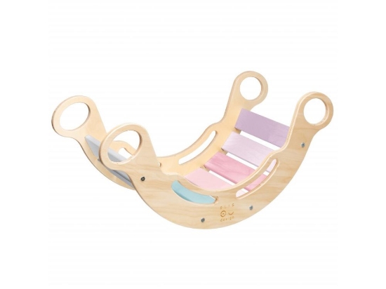Slika Montessori rainbow swing 5in1 natur
