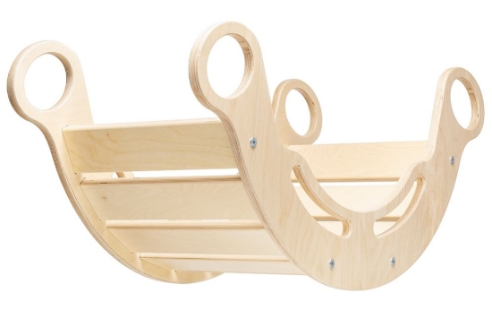 Slika Montessori rainbow swing 5in1 natur